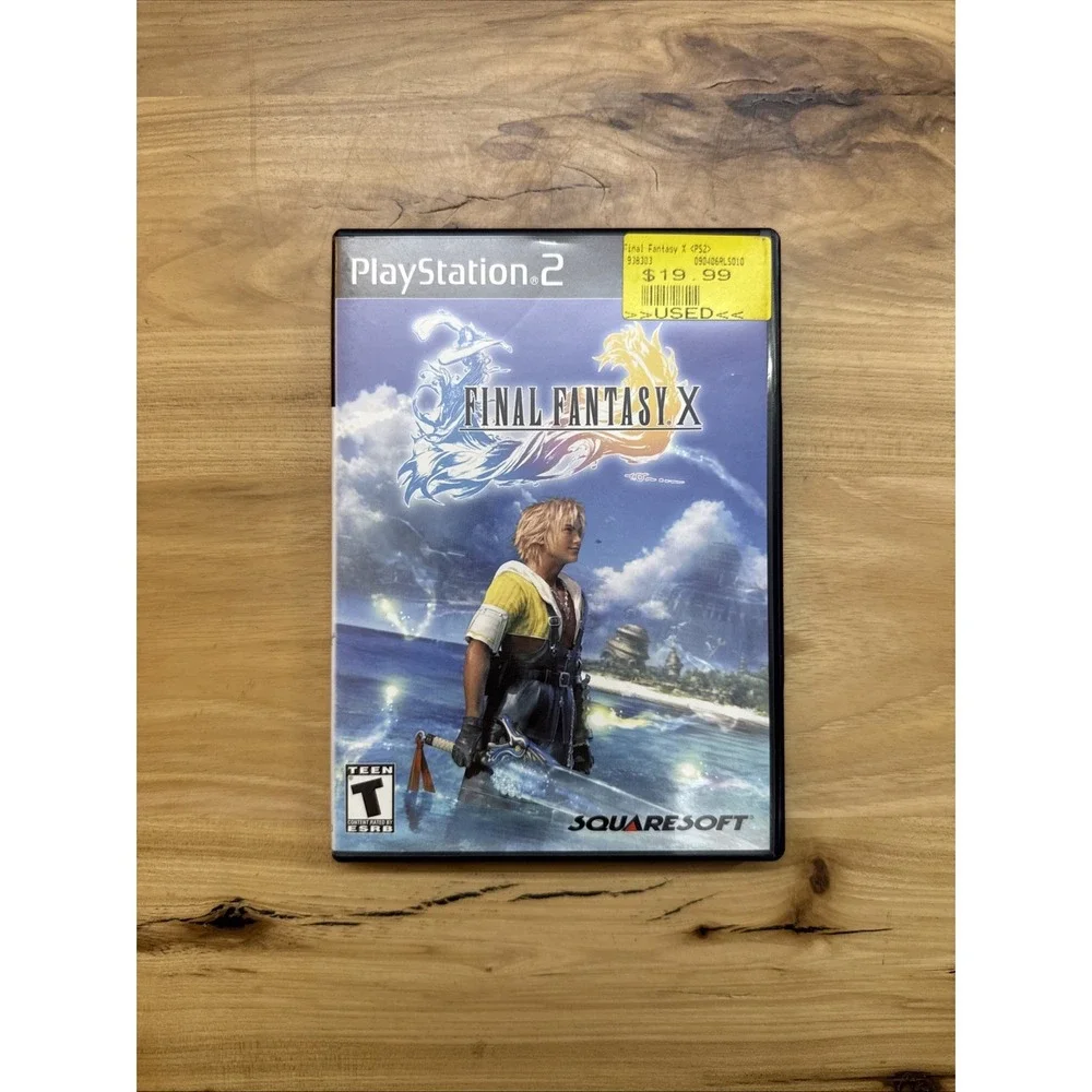 Final Fantasy X PlayStation 2, 2001, PS2, Squaresoft, Black Label